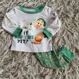 Disney Baby Snow White Sleepy Pajama Set Size 12-18M
